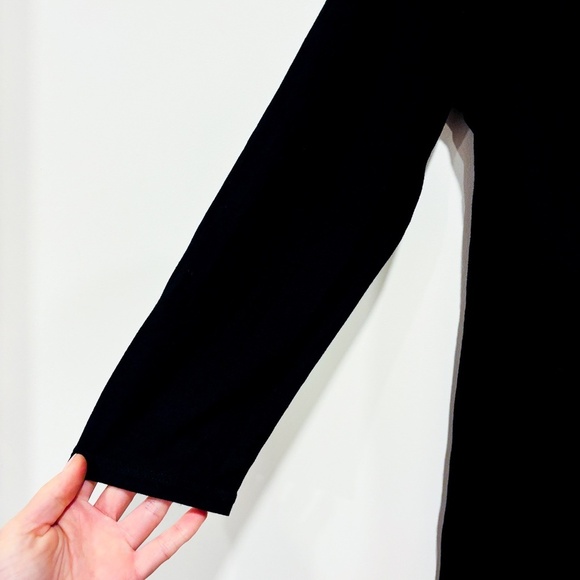 🌼NWOT🌼 ENVIE DE FRAISE Black wrap dress - Picture 4 of 7